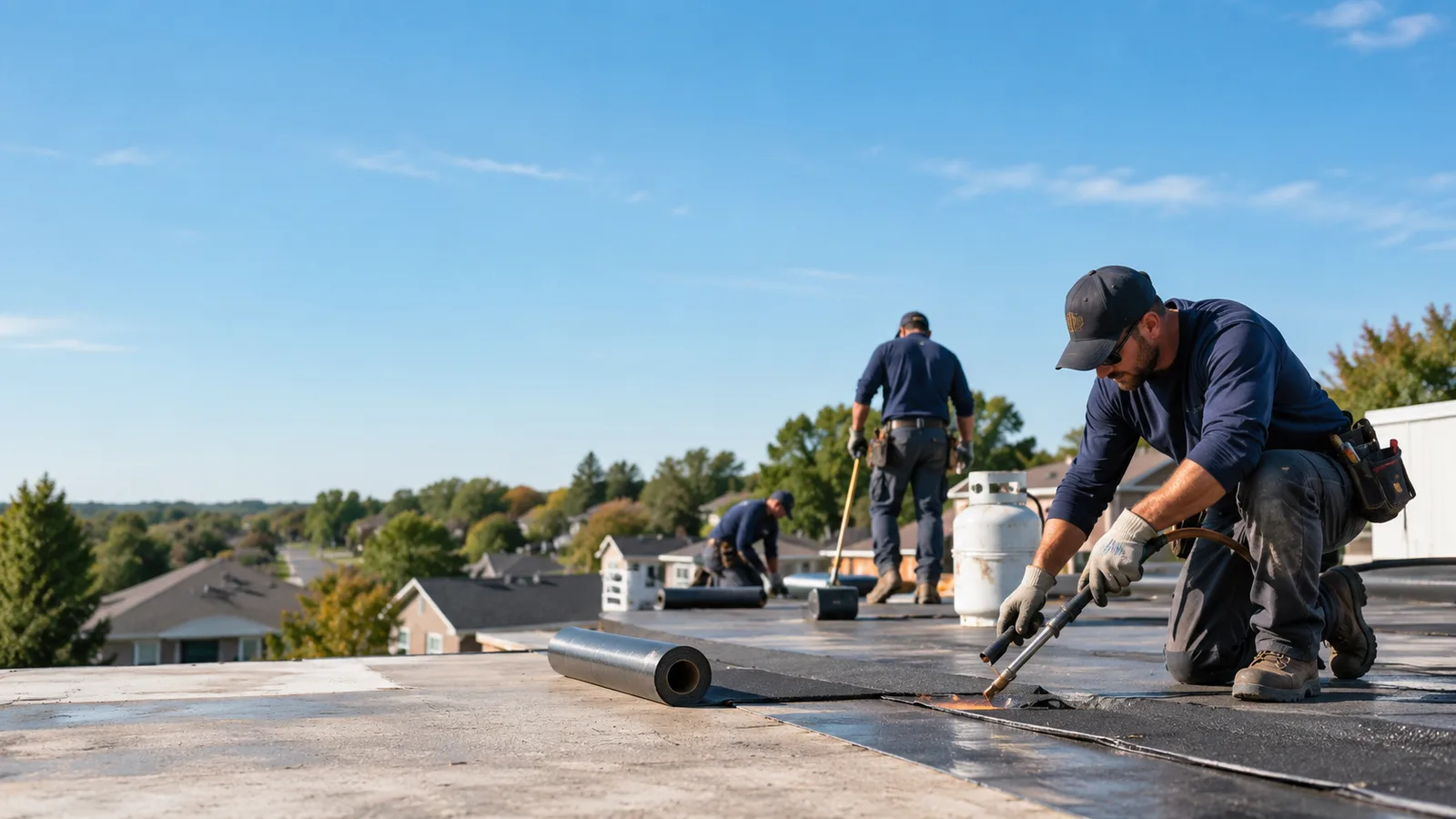 Flat Roof Leak Repair providers in Kell, IL
